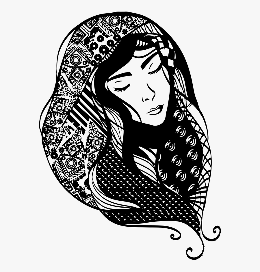 The White Scarf, Transparent Clipart