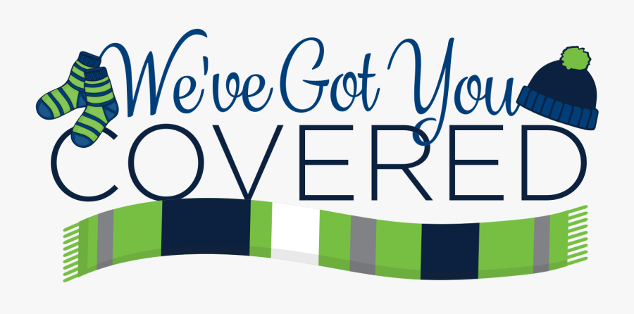 Scarf Clipart Winter Clothing Drive - Got You Covered Logo, Transparent Clipart