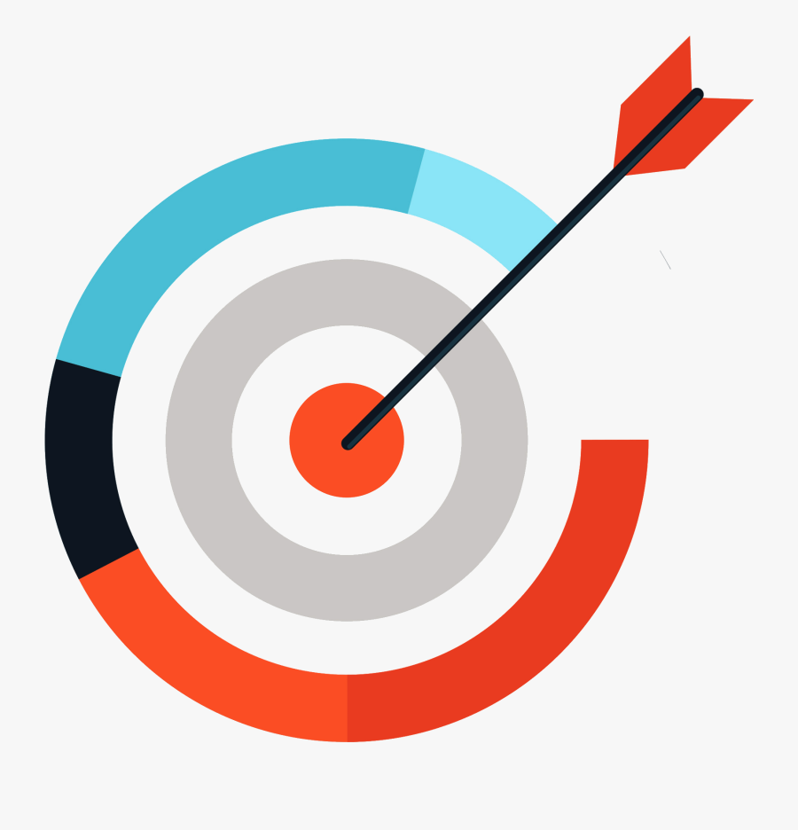 Target With An Arrow In The Center - Target Aim High Quotes, Transparent Clipart
