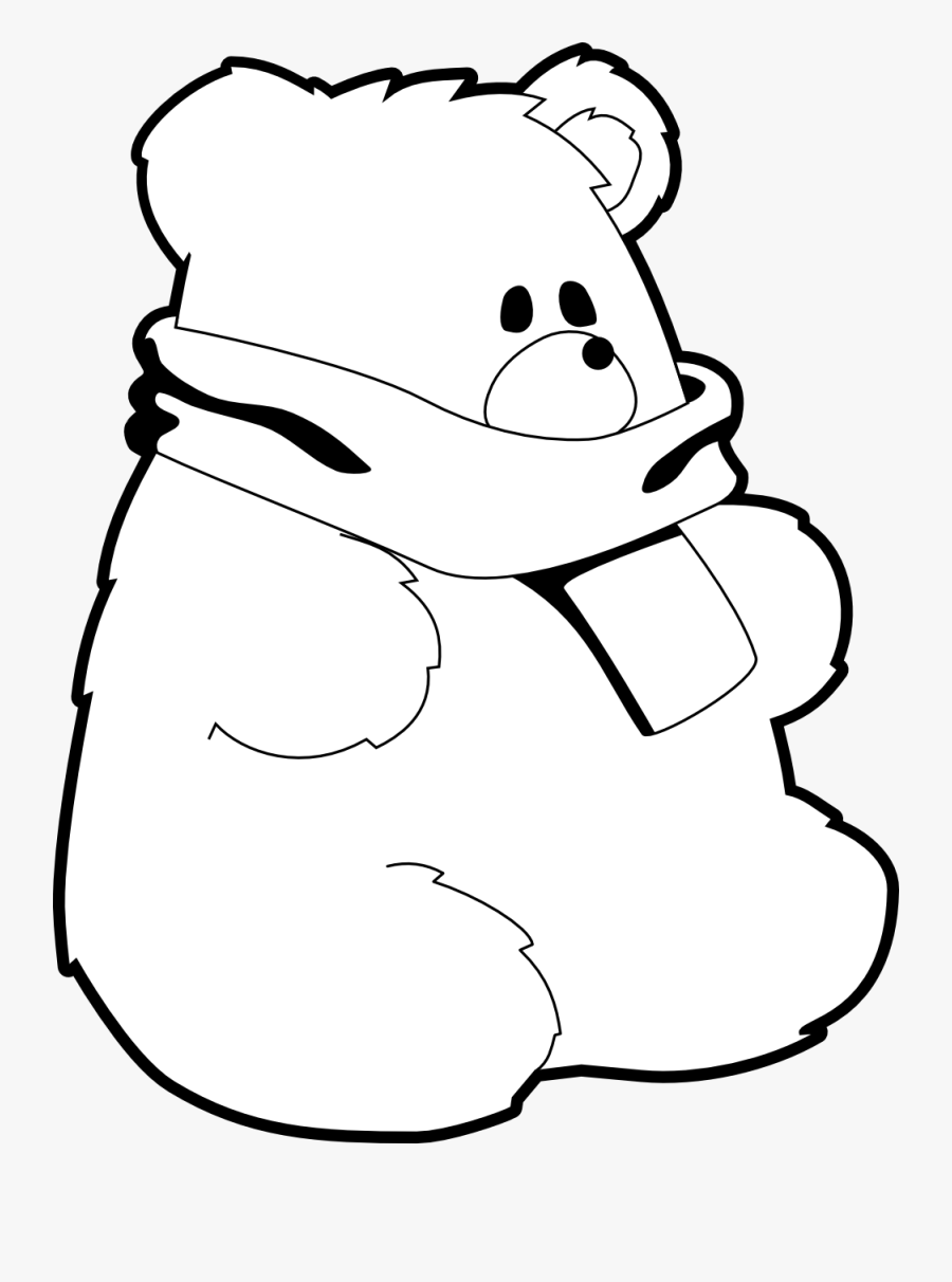 Red Scarf And White Clipart - Clip Art, Transparent Clipart