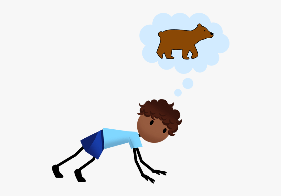 Bear Crawl Exercise Clipart , Free Transparent Clipart - ClipartKey