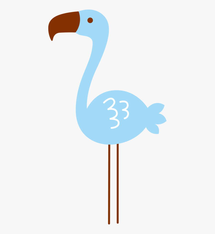 Clipart - Flamingo Minus, Transparent Clipart