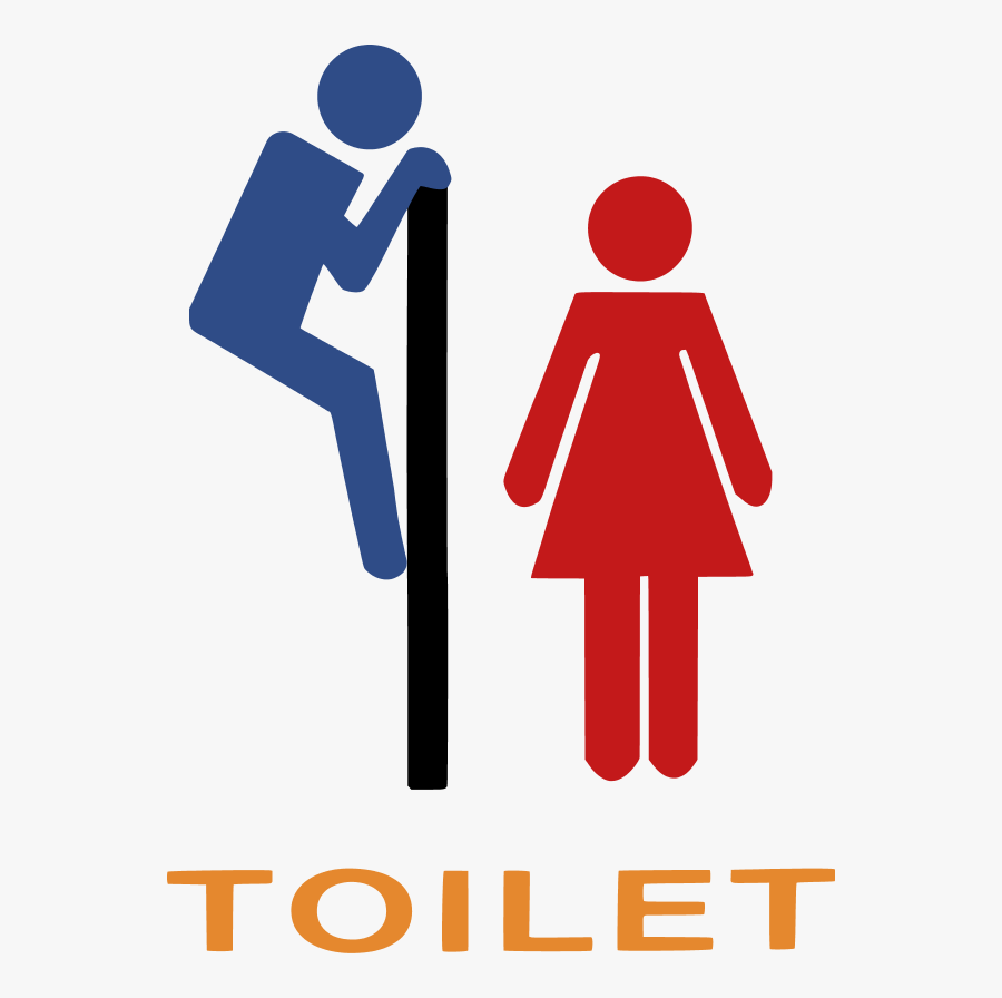 Toilet Sign Clip Art - Big Toilet Signs, Transparent Clipart