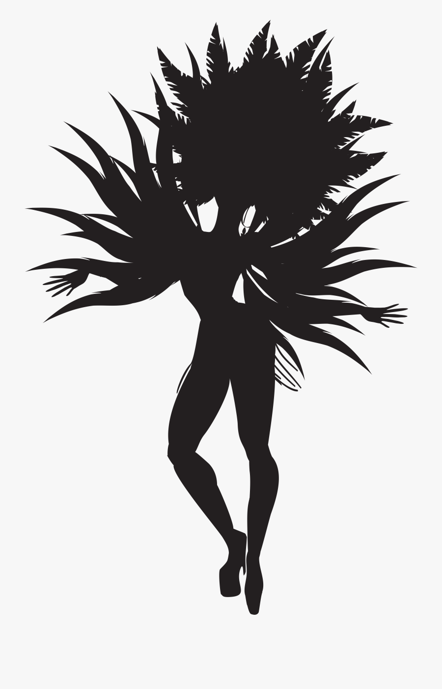 Brazil Samba Dance Clip Art - Brazilian Dancer Silhouette, Transparent Clipart