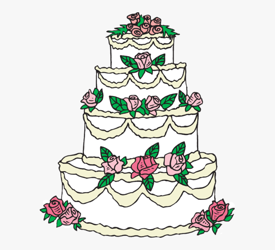 Wedding - Cake - Clipart - Wedding Cake Clipart, Transparent Clipart