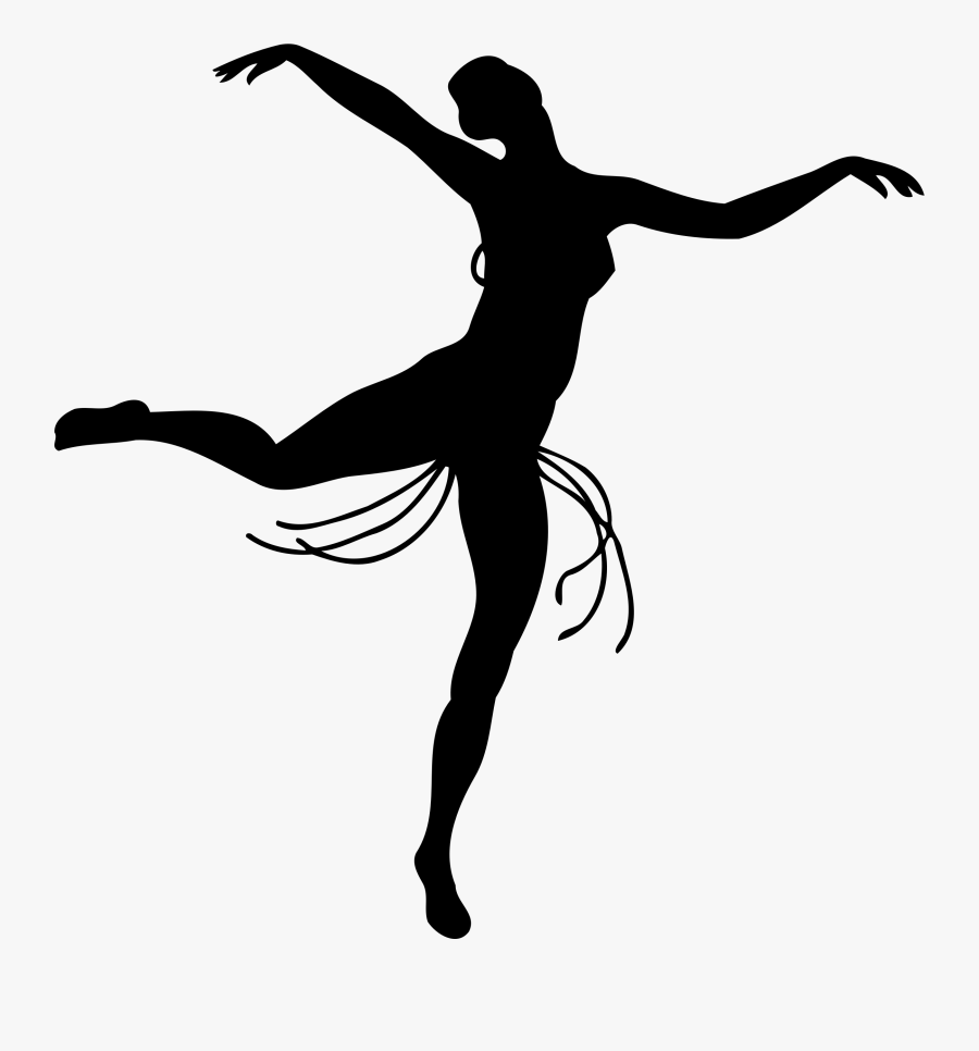 Silhouette Ballet Dancer Clip Art - Dance Silhouette Vector Png, Transparent Clipart
