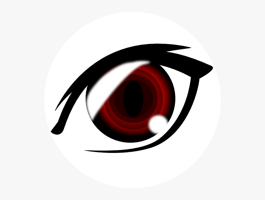 Anime Vampire Boy Eyes, Transparent Clipart