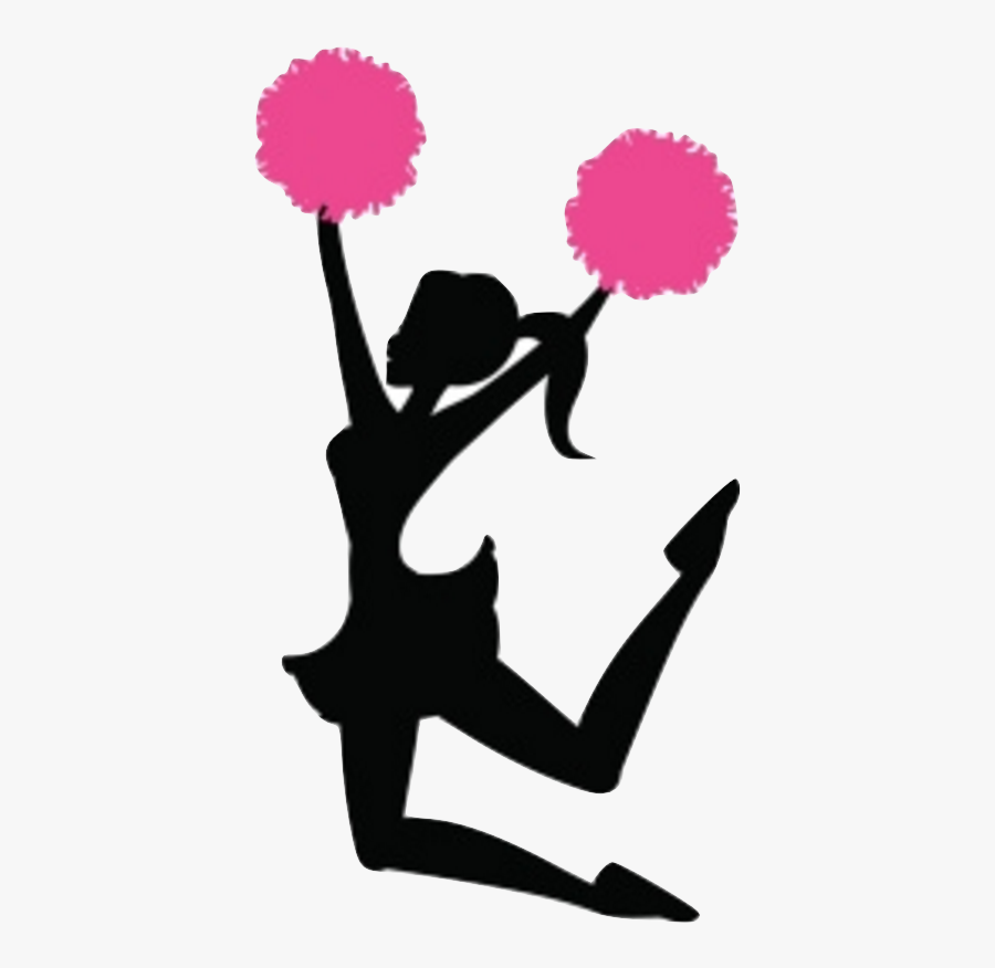 Cheerleading Silhouette Clipart - Png Cheerleading, Transparent Clipart