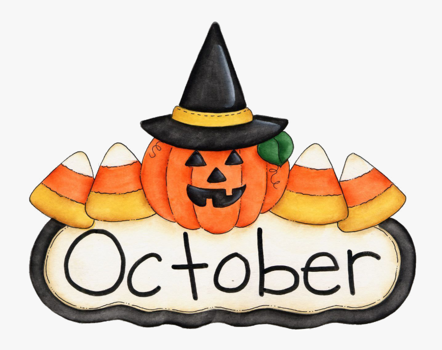 October Clip Art, Transparent Clipart