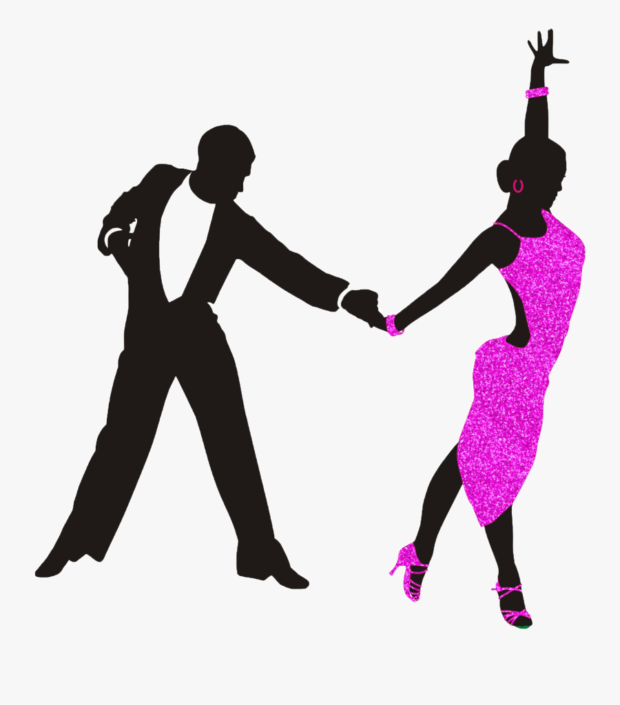 Salsa Dance Dance Shoes Clip Art Ballet Dance Clip - Latin Ballroom Dance Silhouette, Transparent Clipart