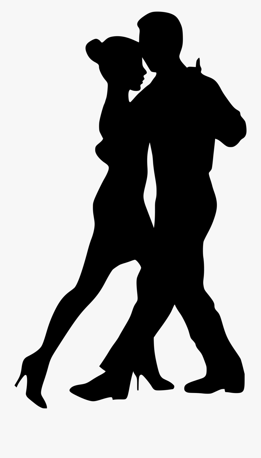 Dancing Big Image Png - Couple Dancing Vector Png, Transparent Clipart