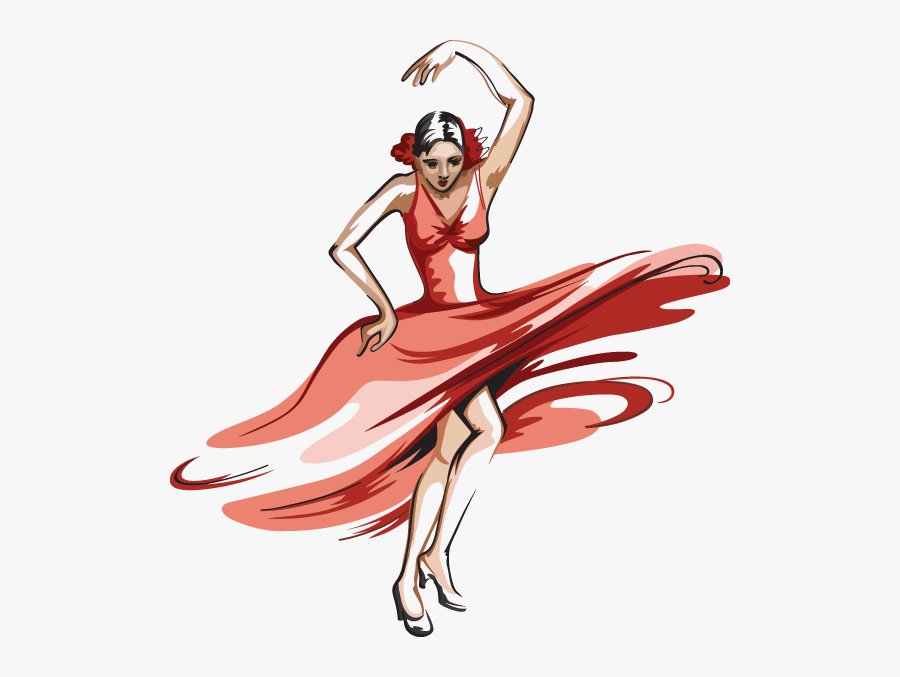 Spanish Girl Dance , Free Transparent Clipart ClipartKey