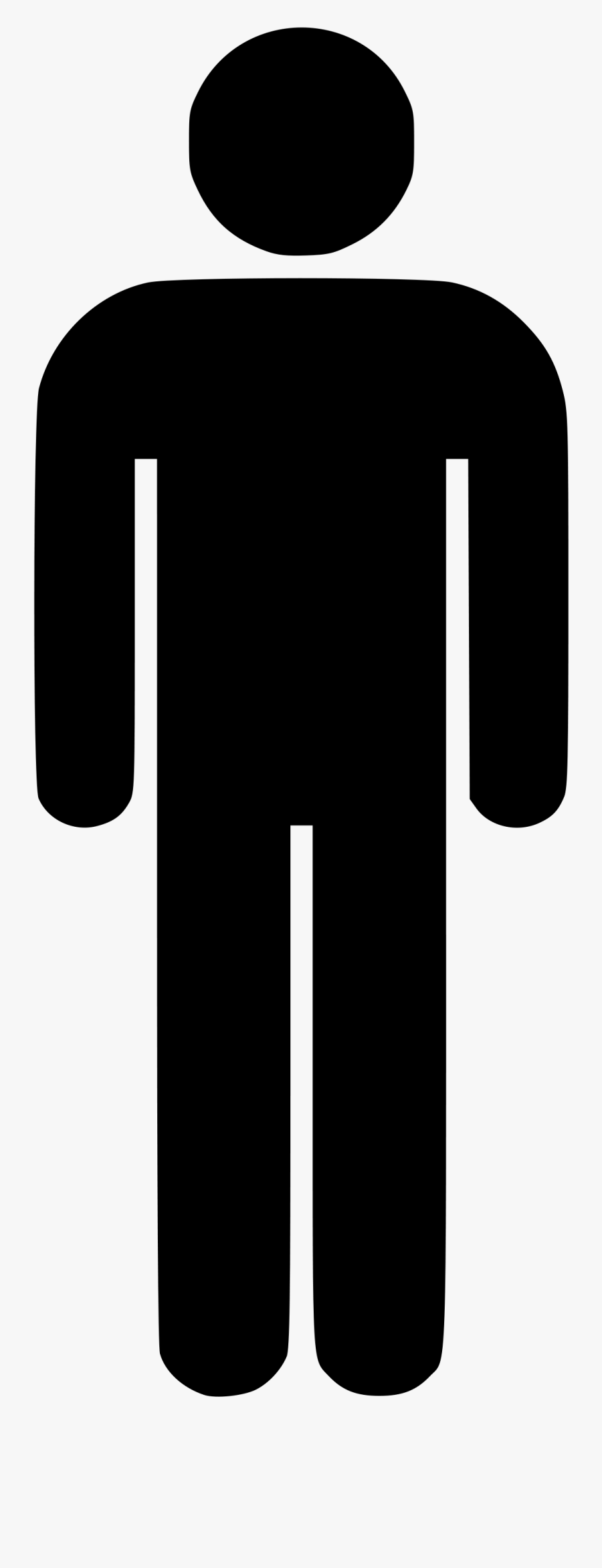 Man Toilet Clipart - Men Toilet Sign Png, Transparent Clipart
