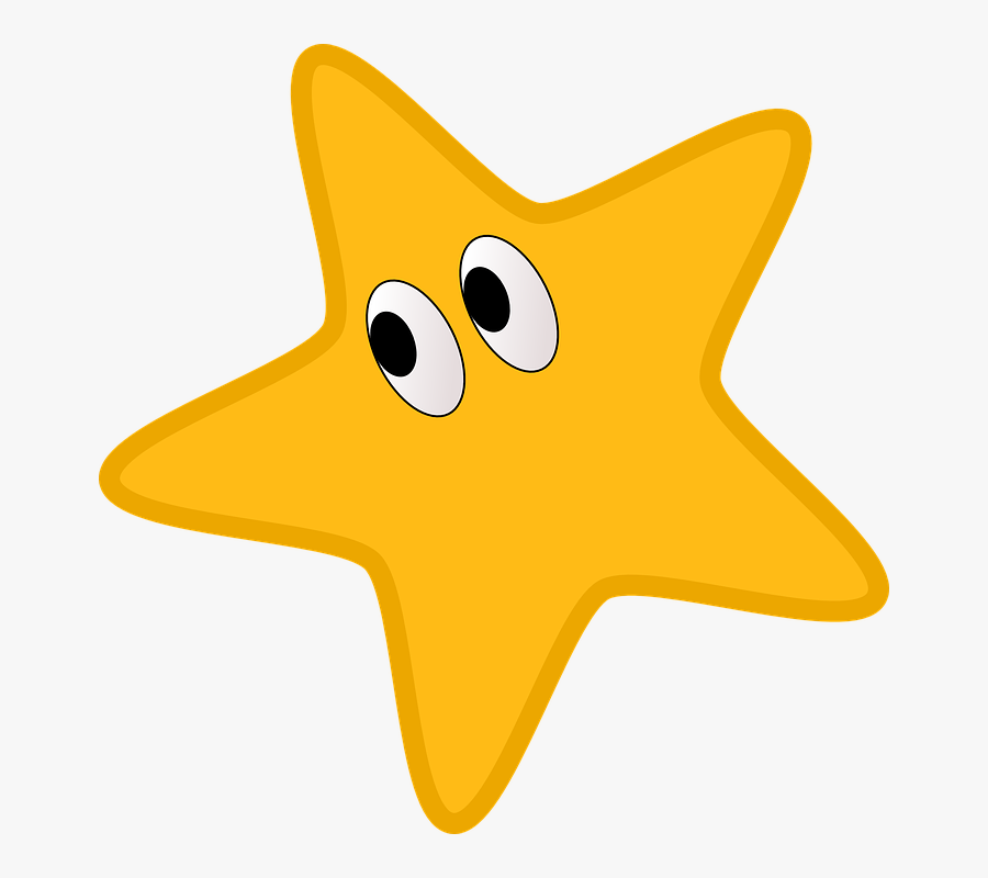 Transparent Eyes Clip Art - Star With Eyes Clipart, Transparent Clipart