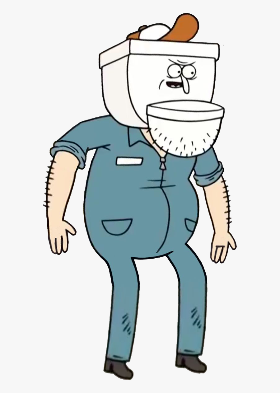 Regular Show Wiki - Toilet Keeper, Transparent Clipart