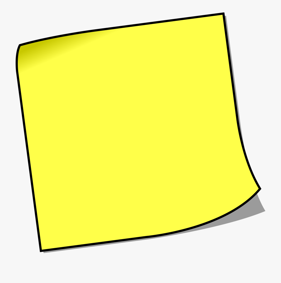 Note Post-it Sticky Notes Paper Clip Art Transparent - Sticky Note Clip Art, Transparent Clipart
