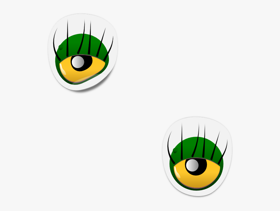Cartoon Monster Eyesballs, Transparent Clipart