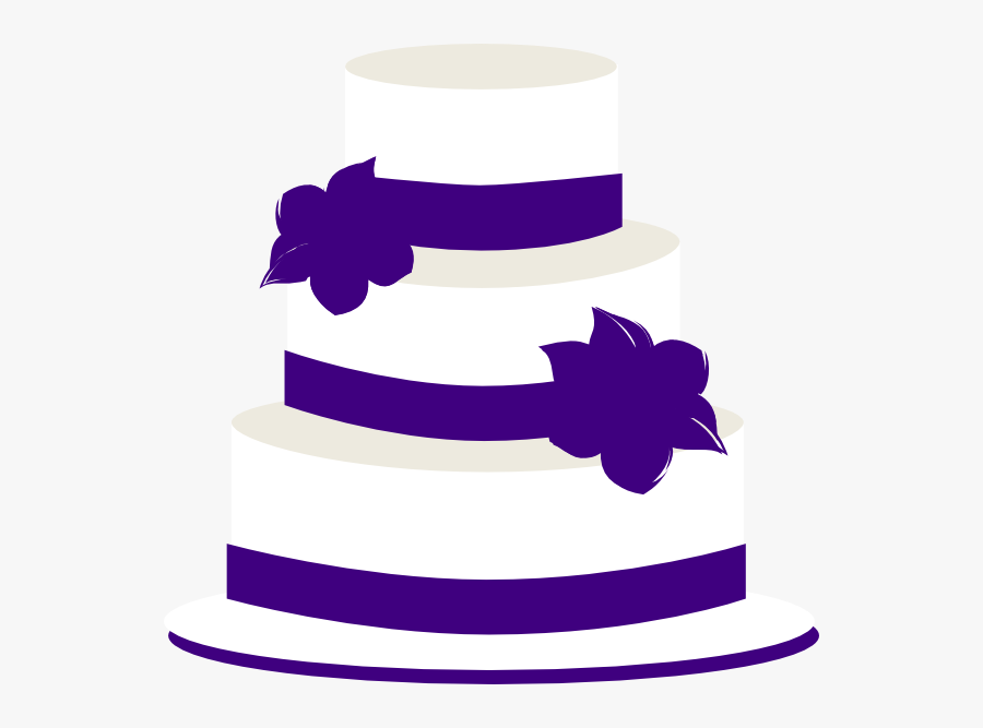 Wedding - Cake - Clip - Art - Clipart 3 Tier Wedding Cake, Transparent Clipart