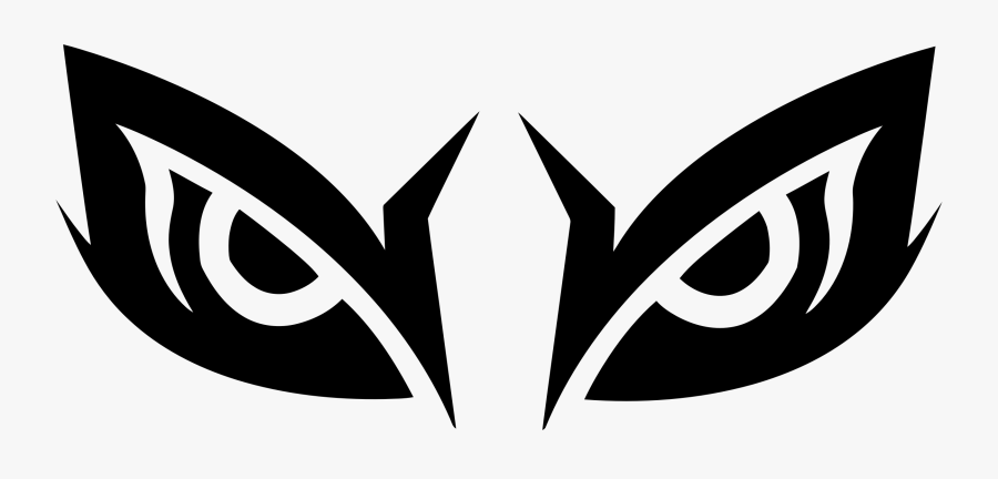 Eye Clipart Silhouette - Owl Eyes Logo Png, Transparent Clipart