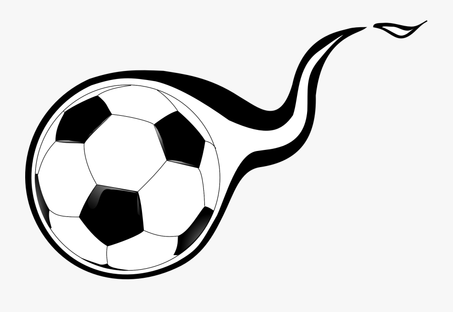 Football Sport Clip Art - Soccer Ball Flying Transparent, Transparent Clipart