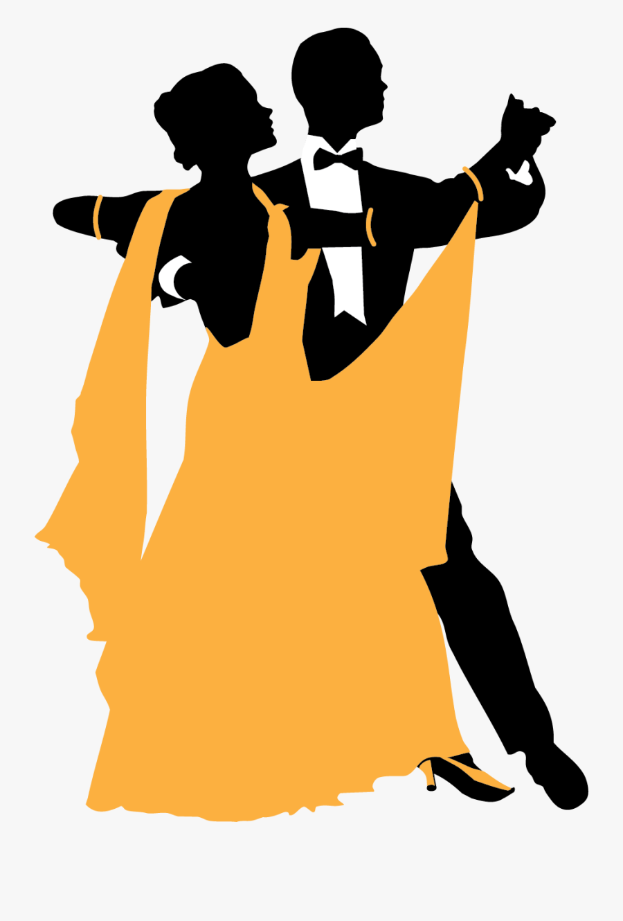 Ballroom Silhouette At Getdrawings - Ballroom Dancing Silhouette Png, Transparent Clipart