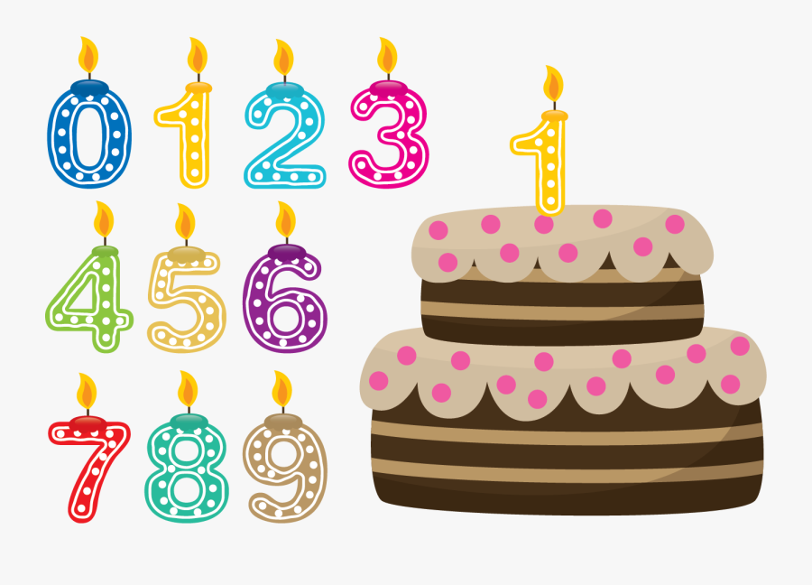 Birthday Clip Art Vector - Birthday Numbers Clip Art, Transparent Clipart