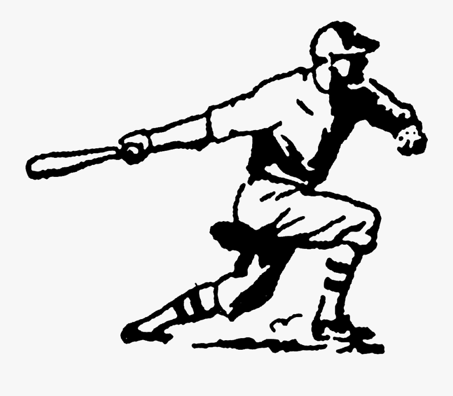 Digital Stamp Design - Vintage Baseball Clip Art, Transparent Clipart