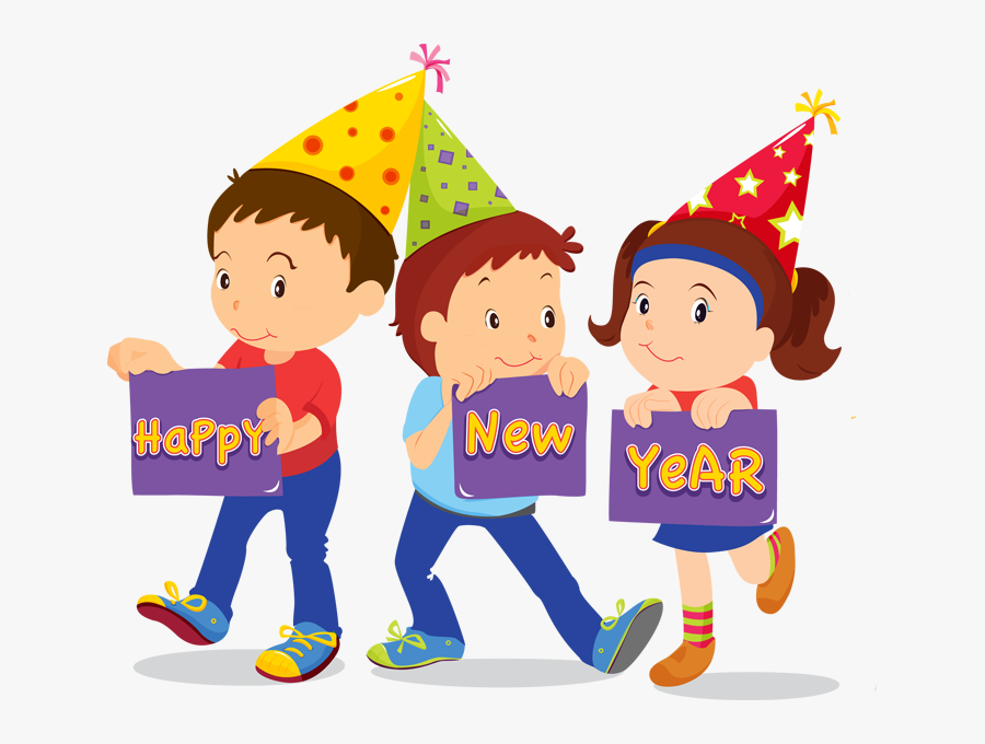 Clip Art New Years Celebration Clip Art - Clipart Happy New Year 2019, Transparent Clipart