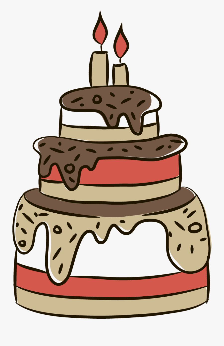 Birthday Cake Clip Art - Birthday Cake, Transparent Clipart