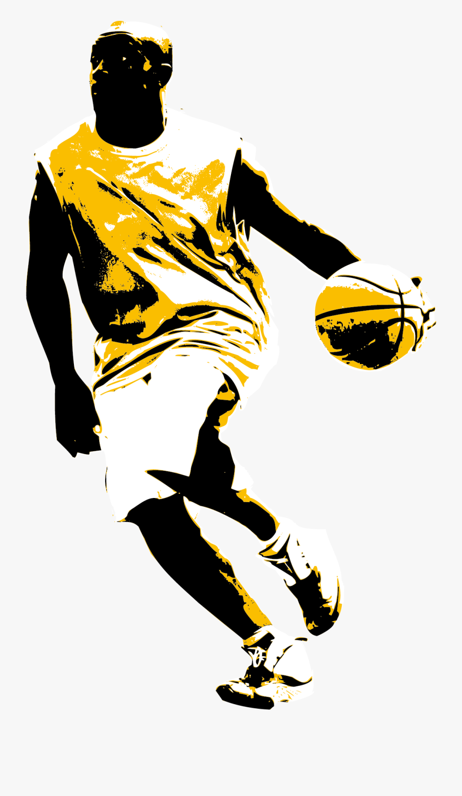 Basketball Slam Dunk Sport Clip Art - Transparent Basketball Dunk Png, Transparent Clipart