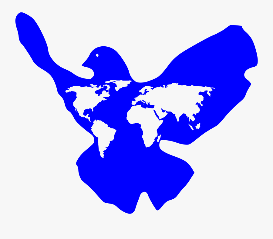 Transparent Dove Clipart Png - World Map, Transparent Clipart