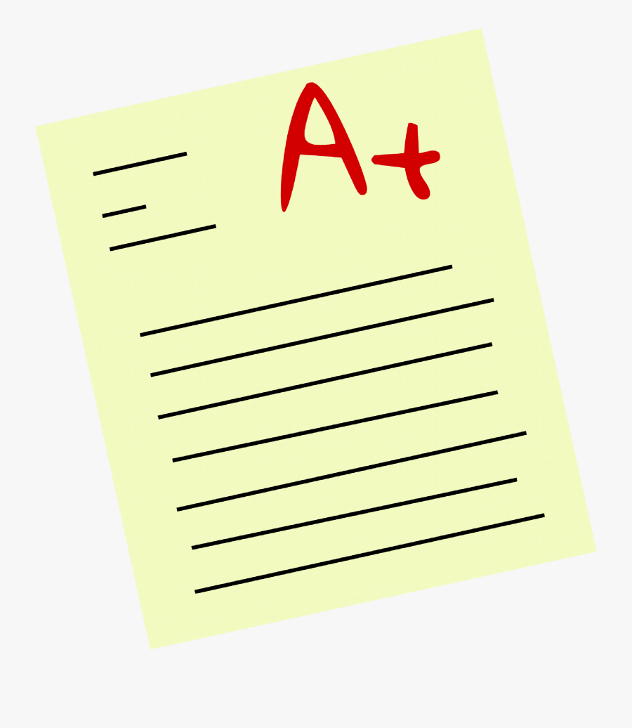 Academic Entitlement - Clip Art A+ Grade, Transparent Clipart
