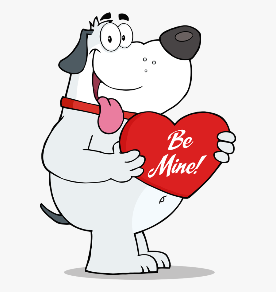 Transparent Valentines Clipart - Valentines Day Dog Clipart, Transparent Clipart