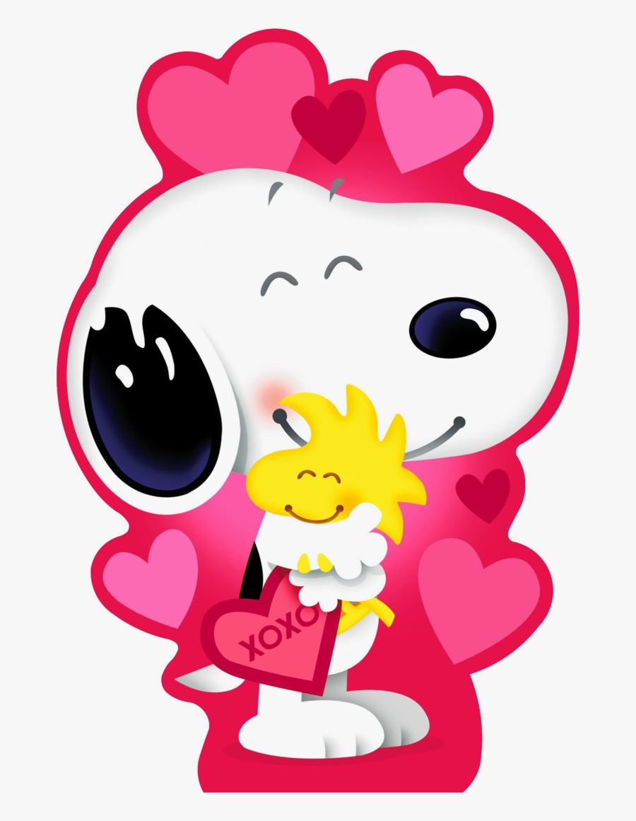 Snoopy Valentine"s Day Cards By Bradsnoopy97 - Snoopy And Woodstock Love, Transparent Clipart