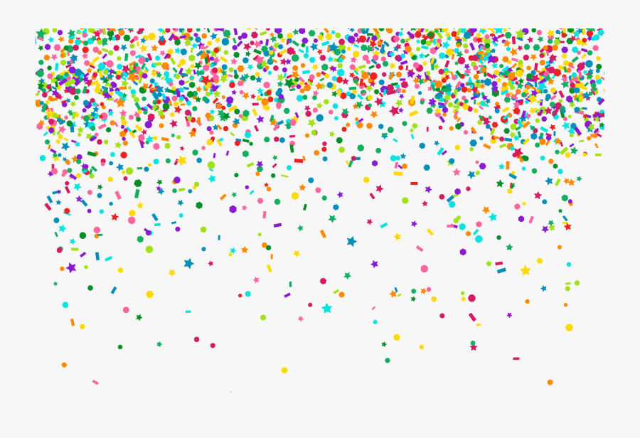 Confetti Paper Clip Art - Transparent Background Confetti Clipart, Transparent Clipart
