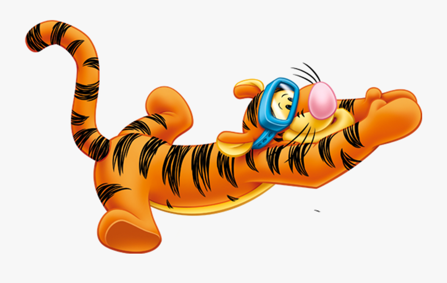 Clipart Tiger Swimming - Tigger Winnie Pooh Png, Transparent Clipart