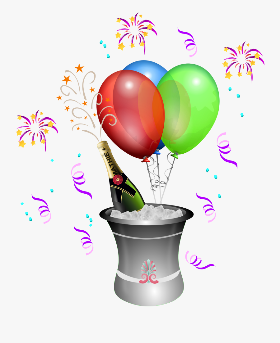 Champagne Clipart Celebration - Champagne Clipart, Transparent Clipart