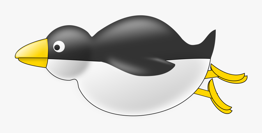 Transparent Swim Clipart - Penguin Clip Art Swimming, Transparent Clipart