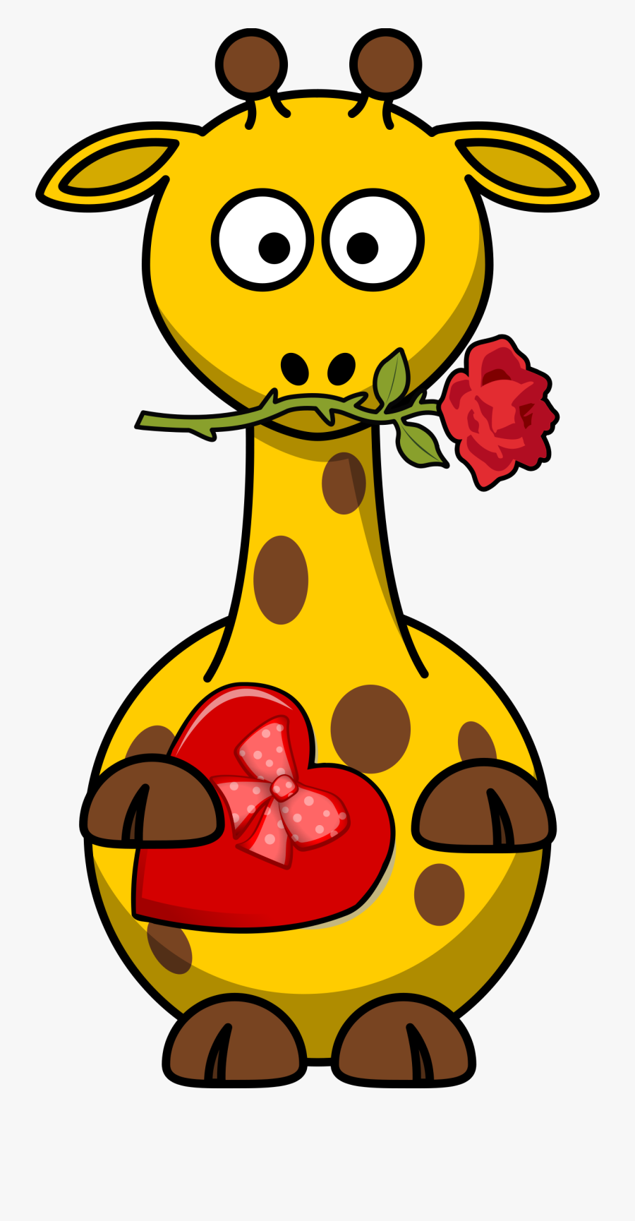 Cartoon Giraffe, Transparent Clipart