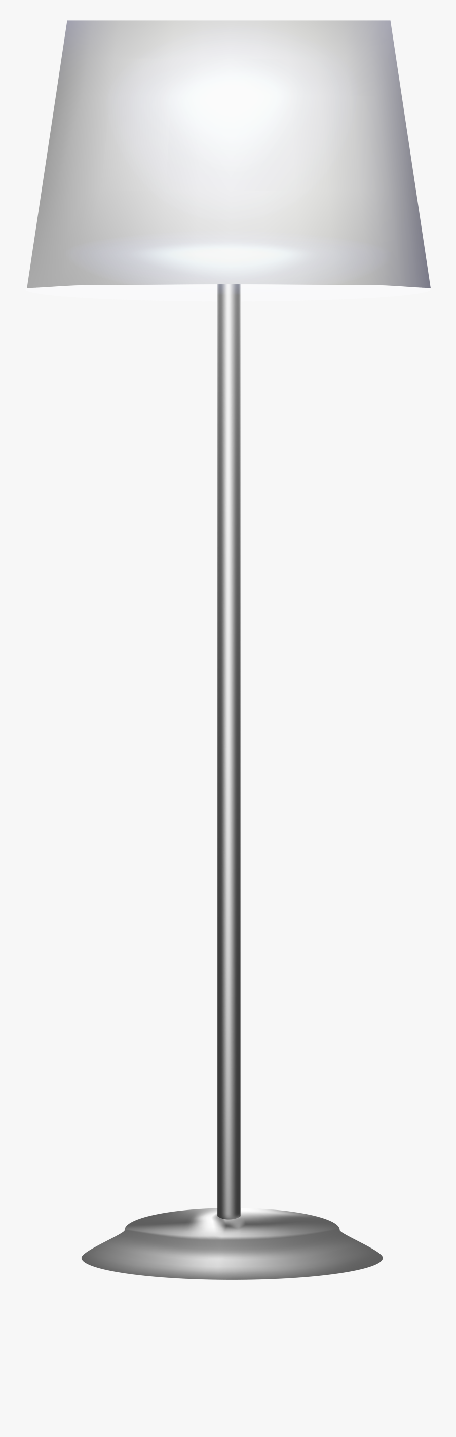 White Floor Lamp Png Clip Art - Floor Lamp Png, Transparent Clipart