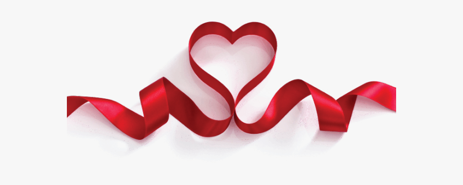Ribbons Clipart Valentines - Valentines Day Ribbon Png, Transparent Clipart