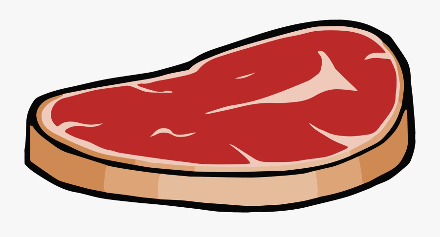 Steak Cartoon - Meat Clipart Png, Transparent Clipart