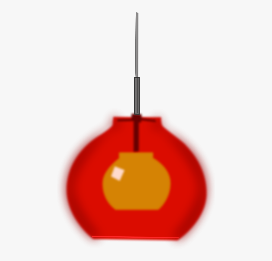 Lamp - Orange, Transparent Clipart