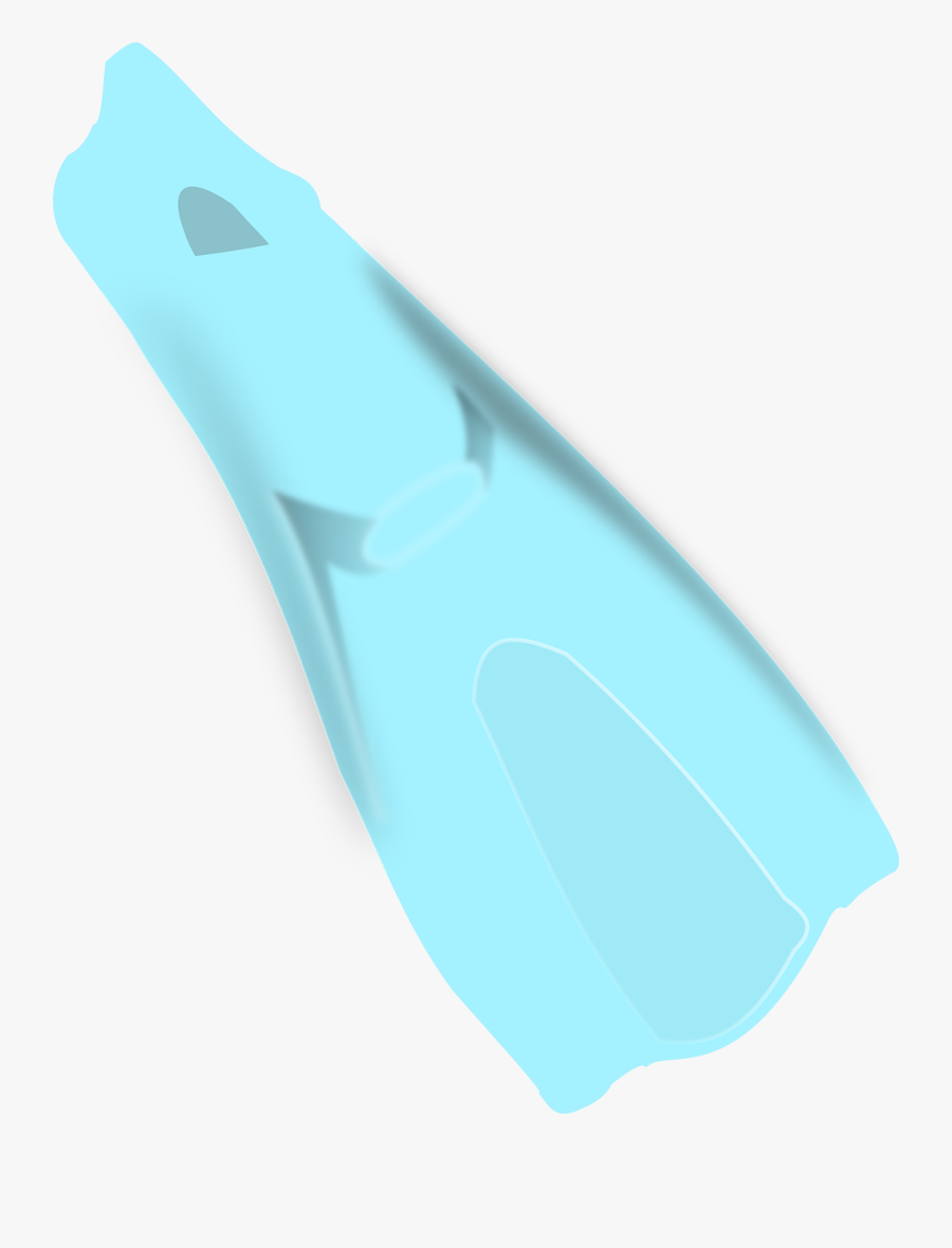 Flippers Clipart Swim Fin - Transparent Swimming Fins, Transparent Clipart