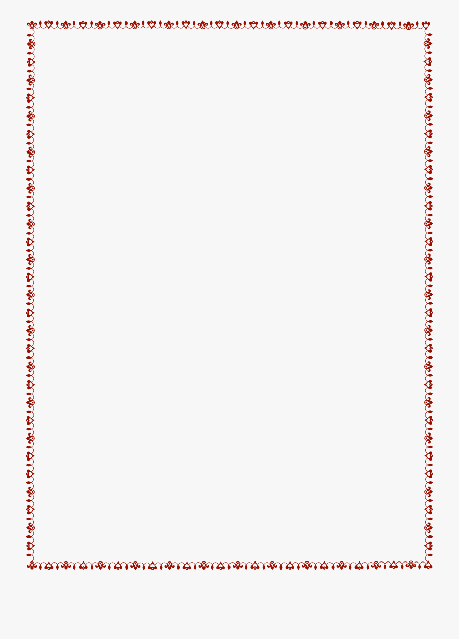 Border Png Valentine - Parallel, Transparent Clipart