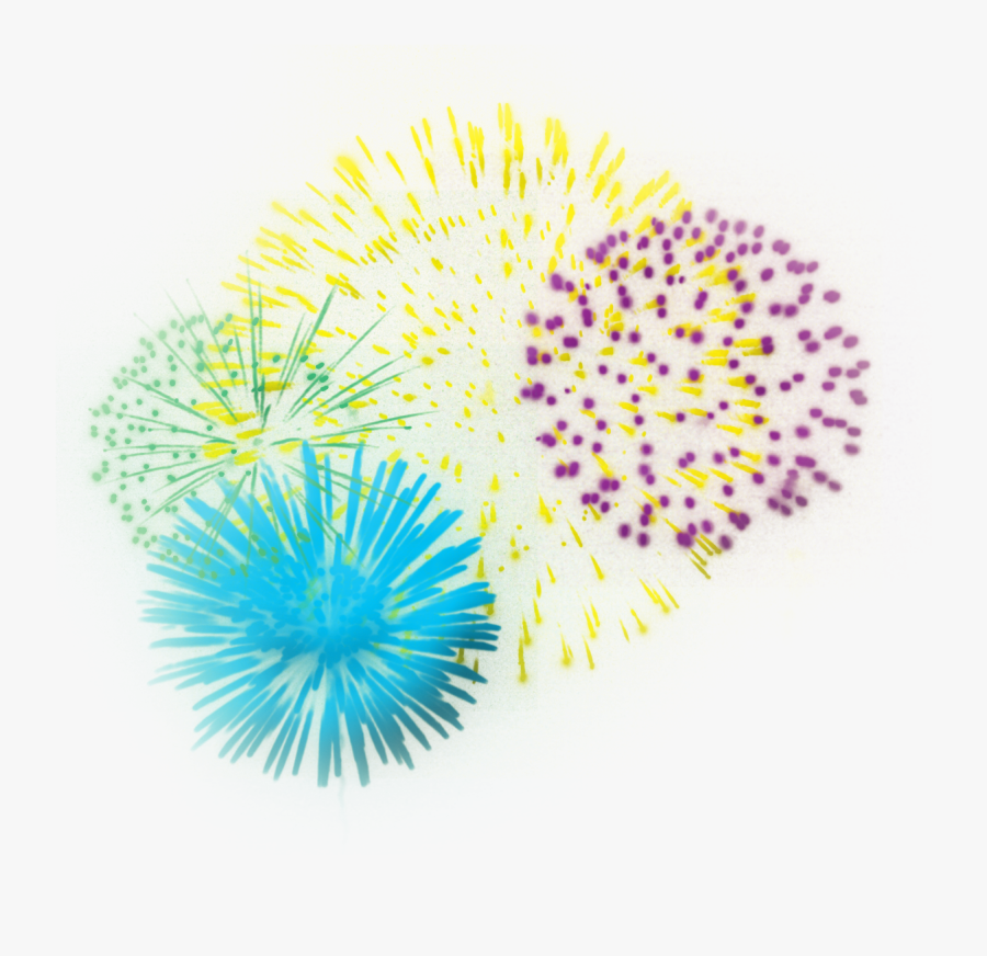 New Years Fireworks Clip Art For Kids - New Year Crackers Png, Transparent Clipart