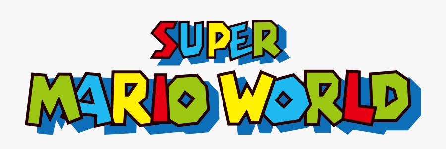 Super Mario World Logo Png, Transparent Clipart