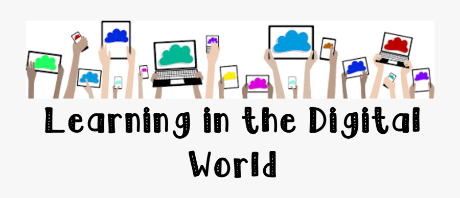 Learning In The Digital World, Transparent Clipart