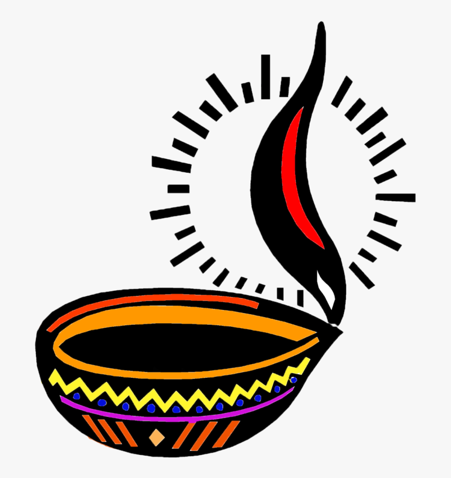 The Festival Of Lights - Oil Lamp Clipart Black And White, Transparent Clipart