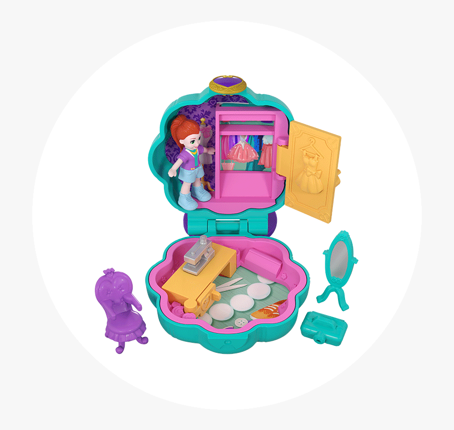 Fiercely Fab Studio™ Compact Product Image - Polly Pocket, Transparent Clipart